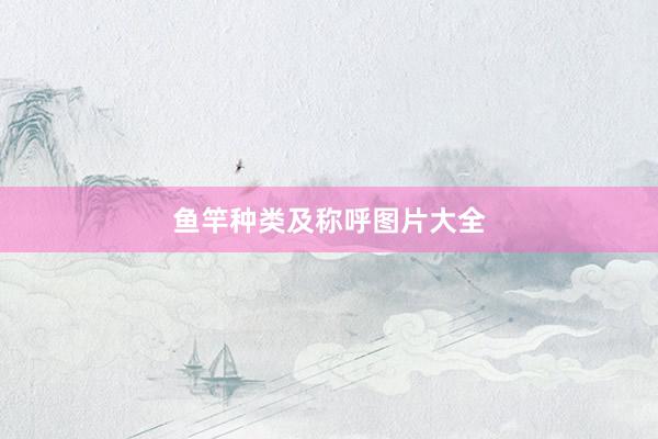 鱼竿种类及称呼图片大全